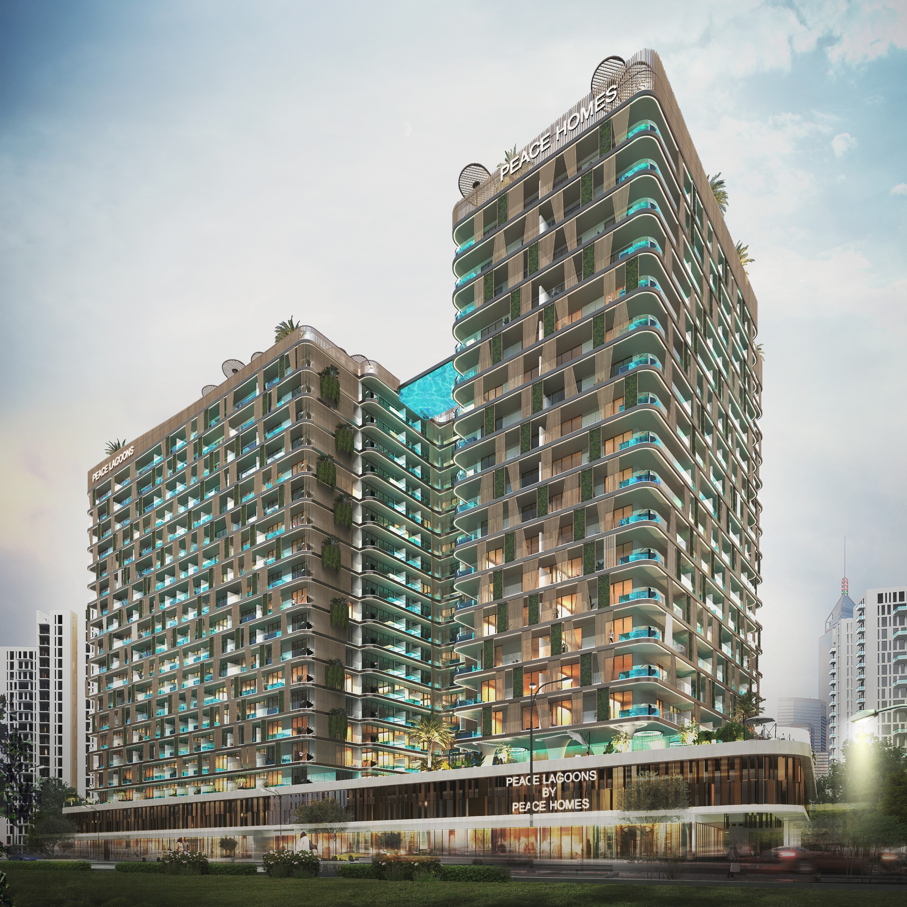 Peace Lagoons 2 – Luxusné bývanie pri lagúne v Dubaji