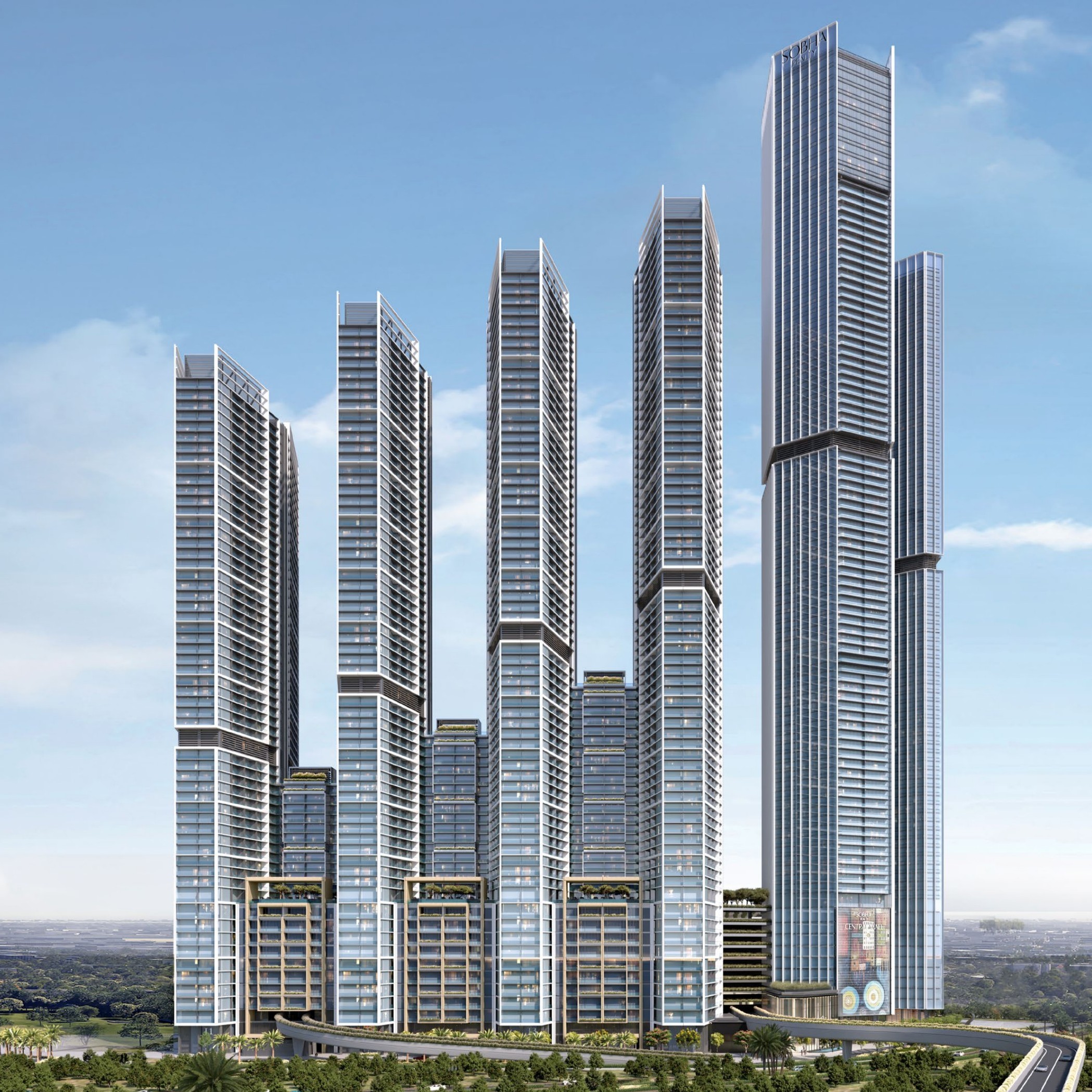Apartmány Horizon v Sobha Central – Luxusné bývanie v Dubaji